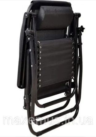 Набор шезлонгов 2 шт и столик Bonro SP167A садовые лежаки для отдыха и террасы черный Мостиска