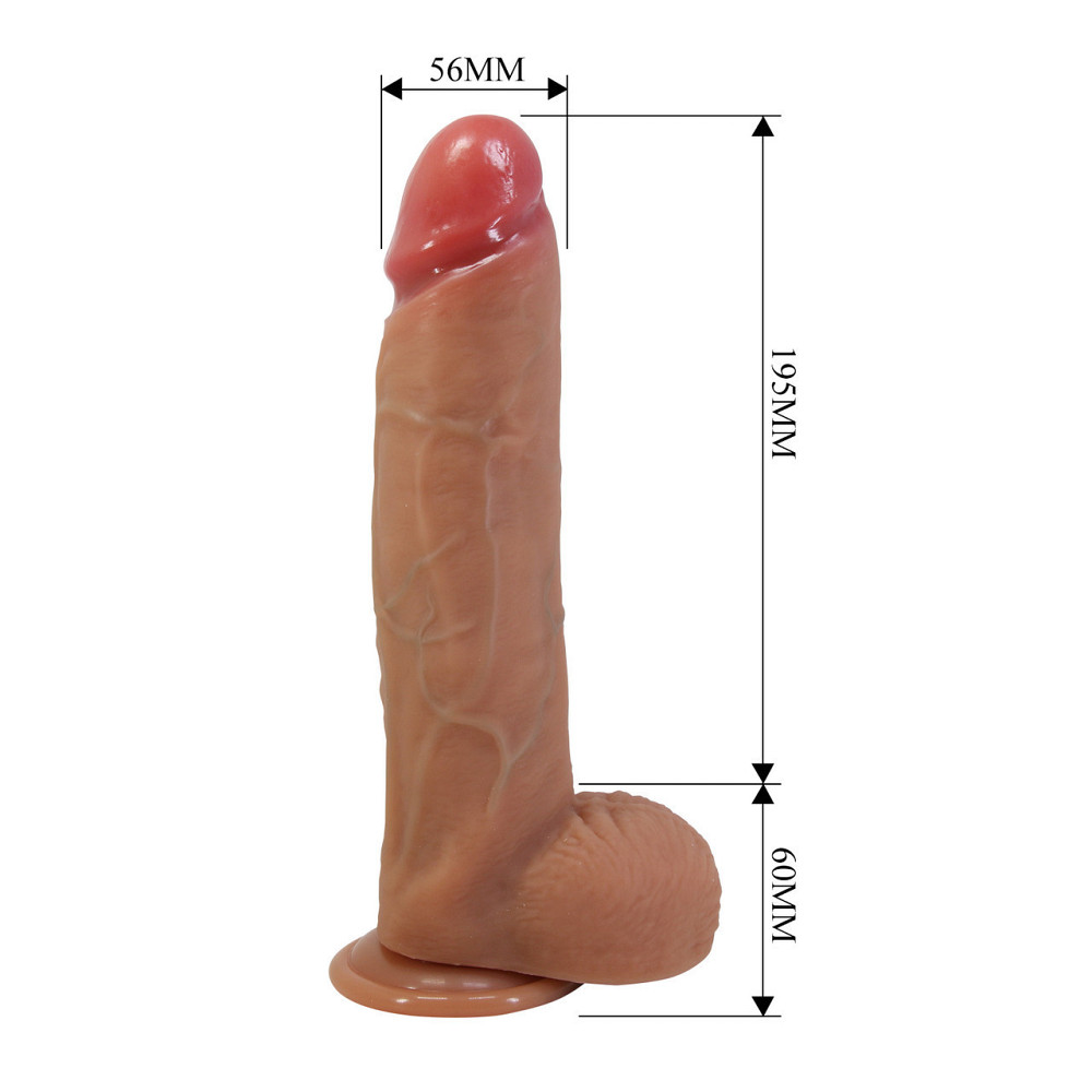 Силіконовий фалоімітатор на присосці PRETTY LOVE - Mendel 10" Super Soft Liquid Silicone Dildo, BW-008142N Sex Aura Київ - фото 9