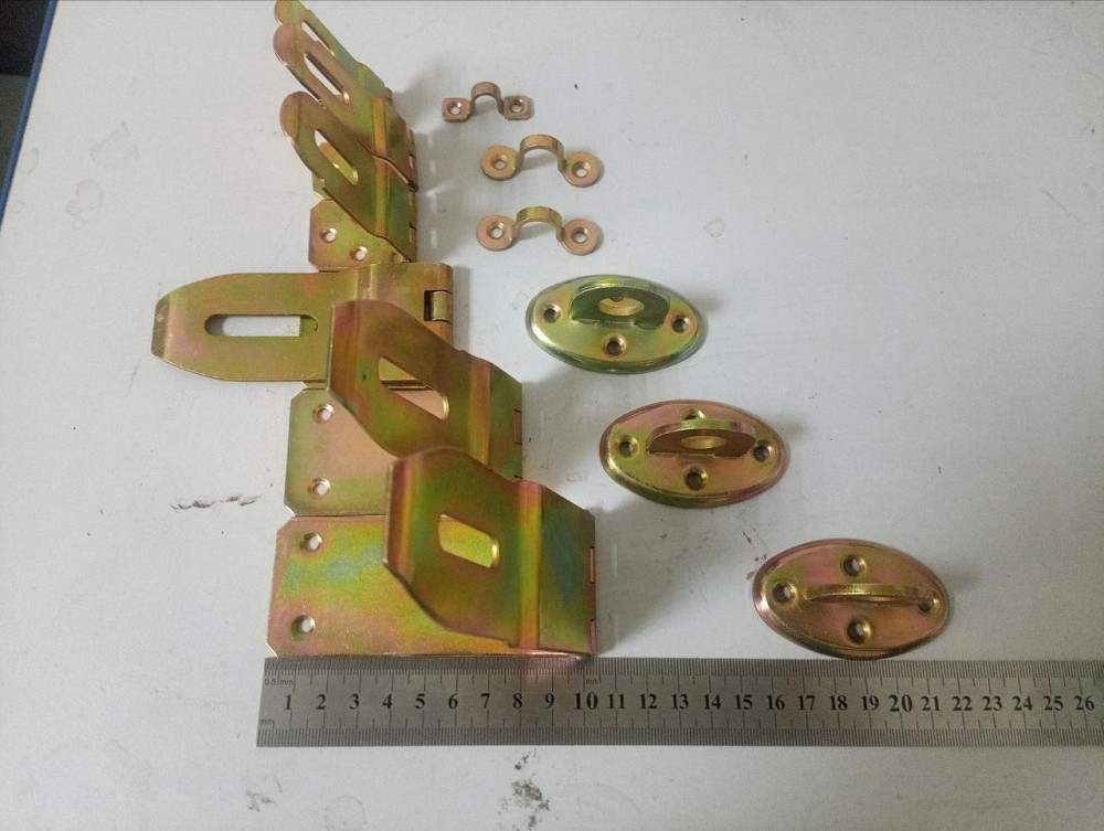 Скоба-завіса колодки  20х 85мм, оцинк жовтий "P-o" Київ - фото 7