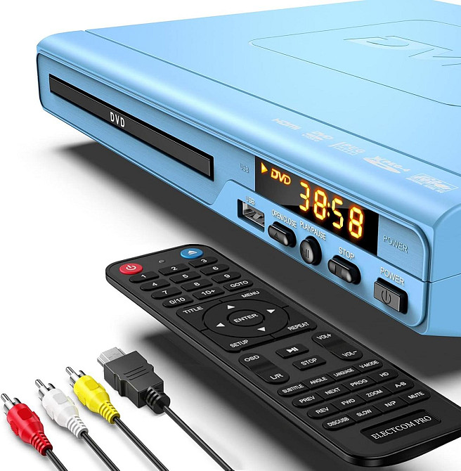 УЦЕНКА! DVD-проигрыватель Electcom Pro для телевизора с выходом HDMI и RCA Днепр - изображение 1