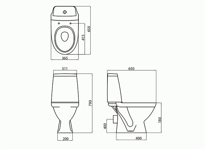 Modo Компакт напольный, горизонтальный, 3/6л, сиденье Duroplast Soft Close Киев - изображение 3