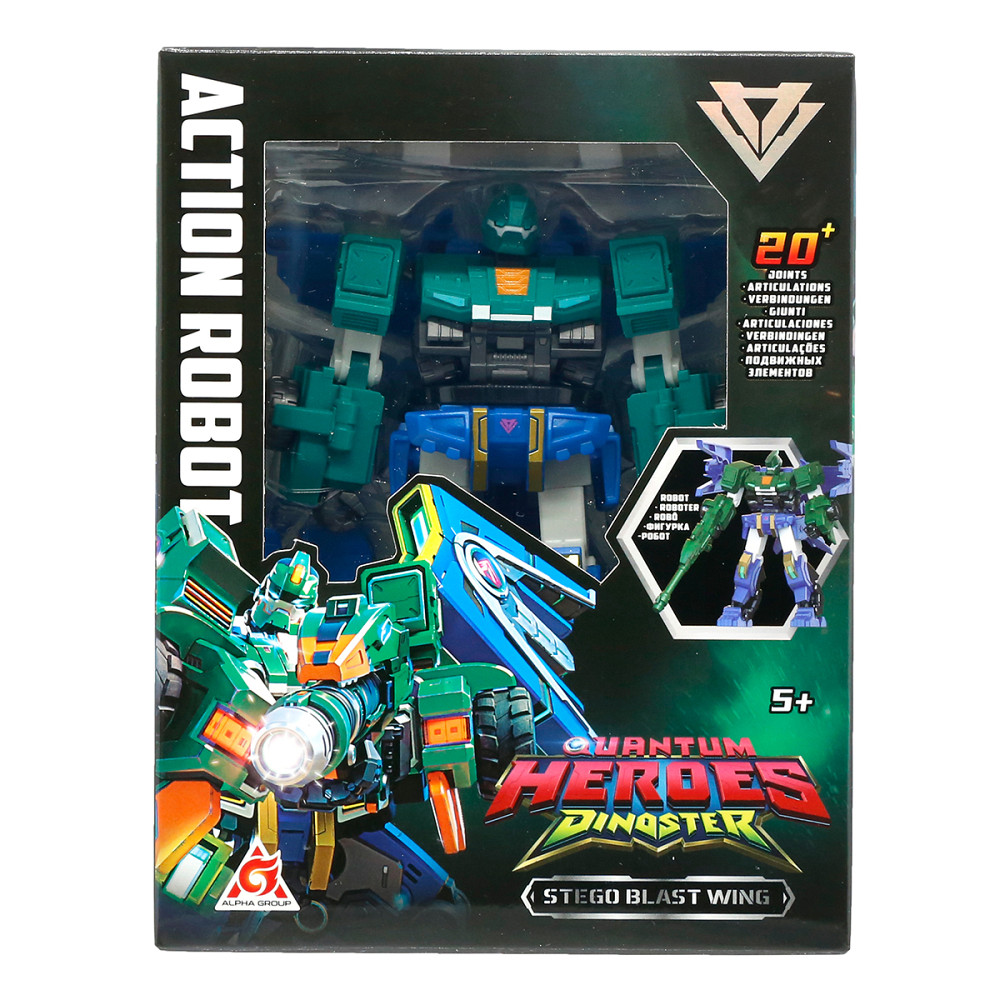 Фігурка Dinoster - Стего Бласт Вінг (12,7 см, з аксес.) Дніпро - фото 5