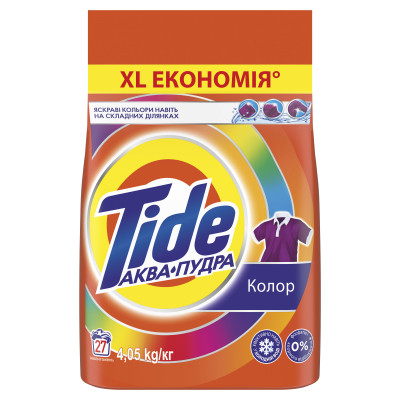 Пральний порошок Tide Аква-Пудра Color 4.05 кг (8006540535301) Вінниця - фото 2