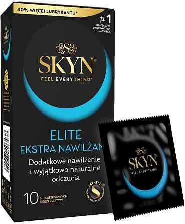 Презервативи SKYN Elite Extra Lubricated 10 шт Sex Aura Київ