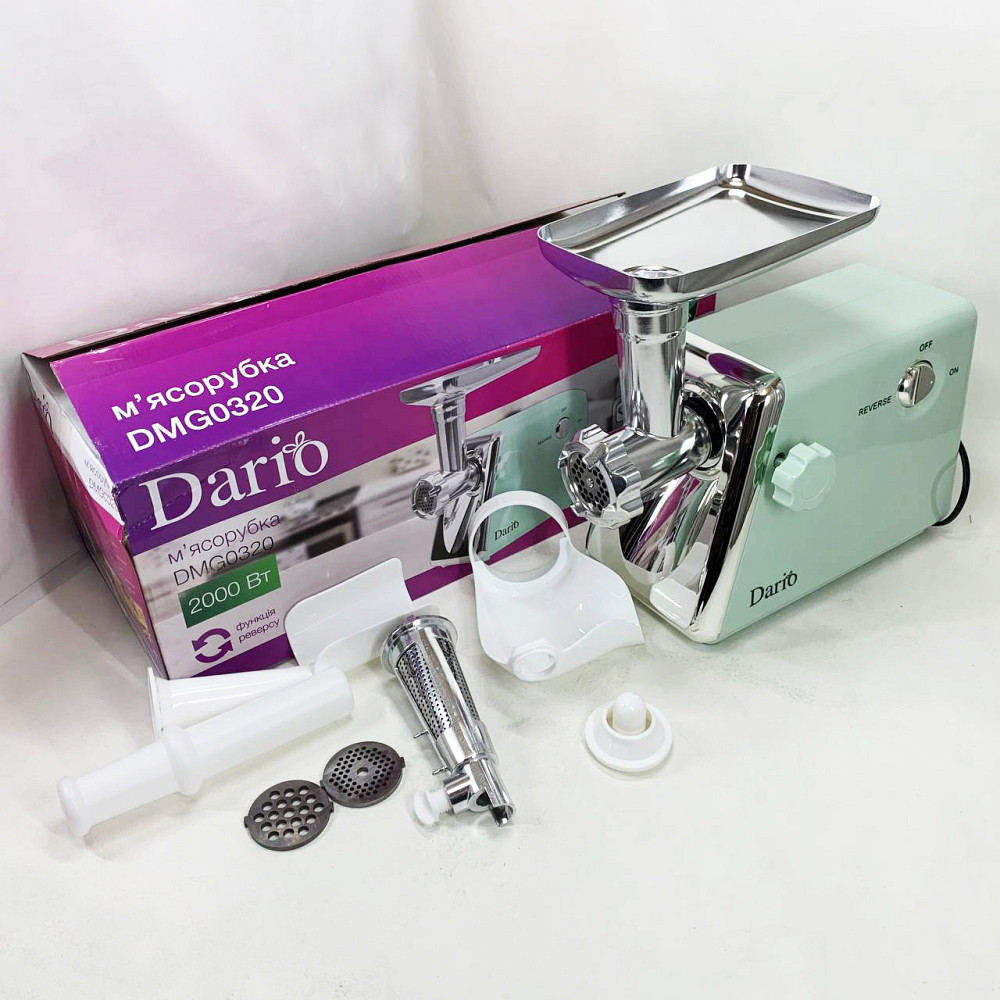 Електром'ясорубка бюджетна Dario, Електрична м'ясорубка 2500 М'для професійної кухні XE-70 Івано-Франківськ - фото 5