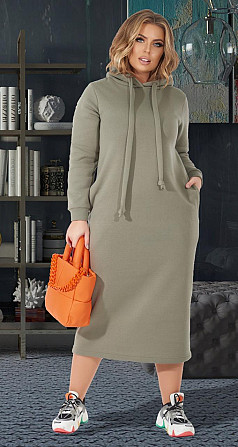 Тепле довге плаття з начосом (42-44) Київ - фото 7