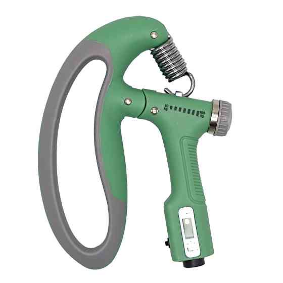 Эспандер кистевой MS 4218(Green) регулировка нагрузки 10-100 кг, электронный счетчик Винница