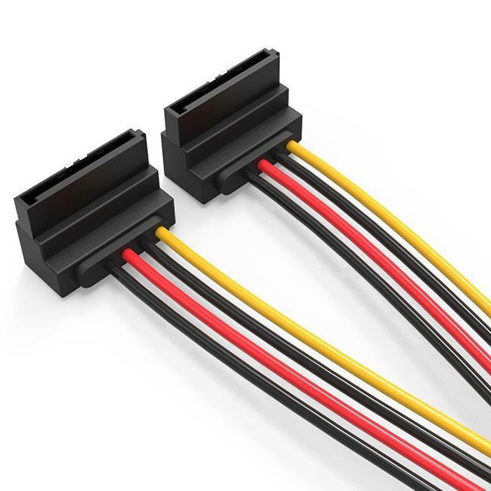 Кабель живлення Serial ATA Male - 2xSATA Female Vention Винница - изображение 4