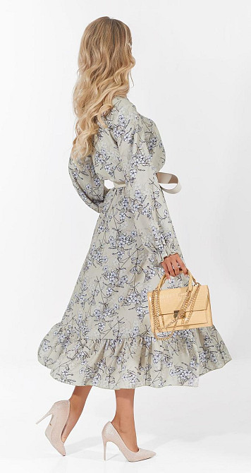 Модное платье с оборкой (42) Киев - изображение 5