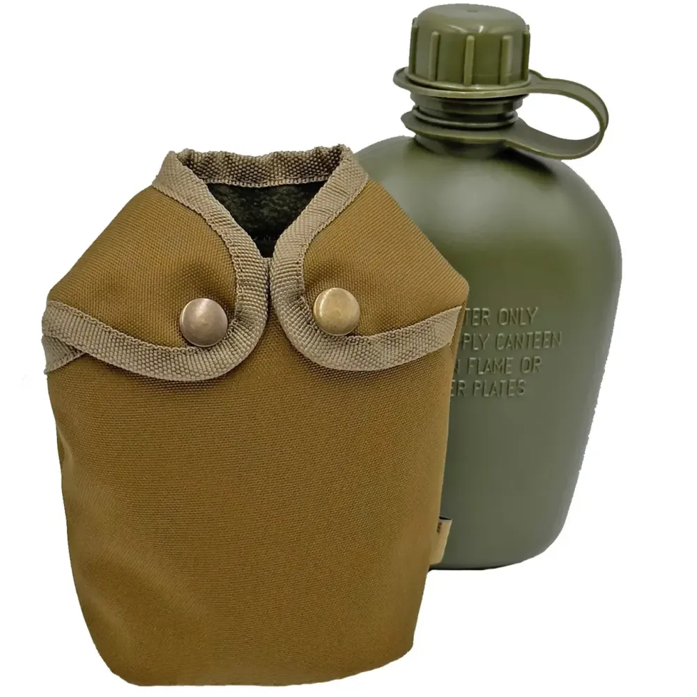 Фляга армійська 1л у чохлі Molle Піксель (фляга тактична польова індивідуальна) Поліестер, Койот Запоріжжя - фото 3