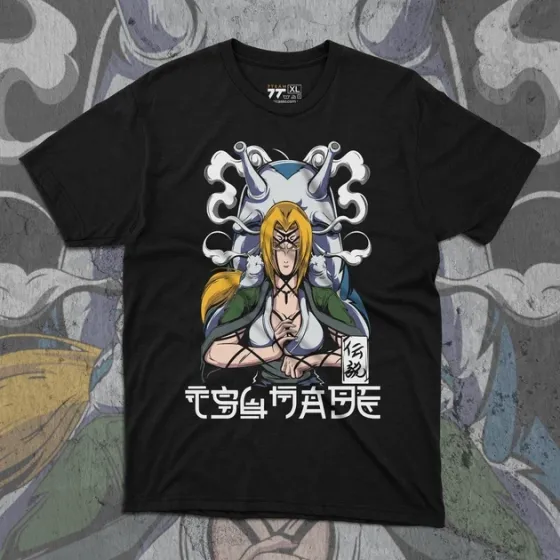 Футболка для підлітка хлопчика з принтом Наруто Цунаде Розмір 160 Anime10150 Дніпро