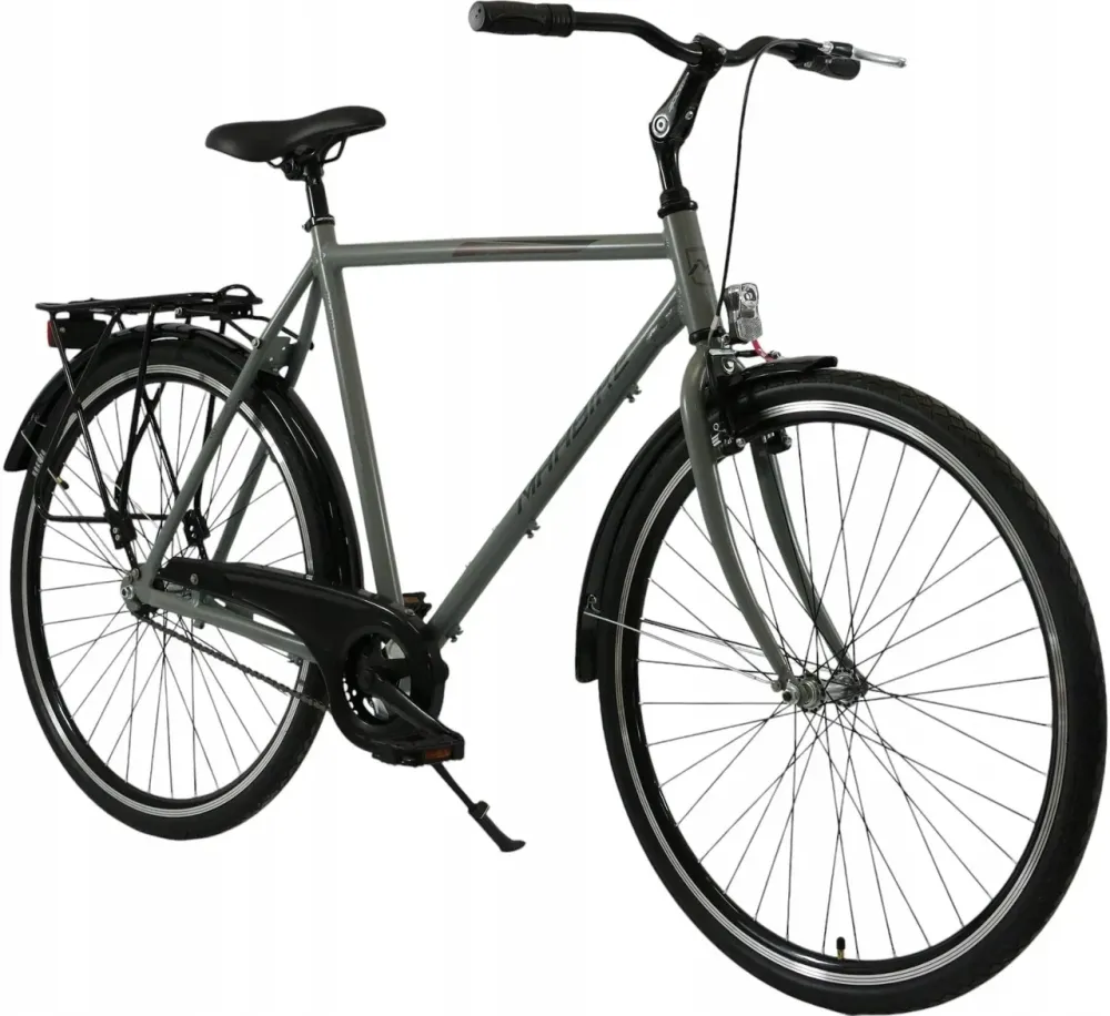 Велосипед Mahbike Aluminiowy Miejski Męski Turystyczny Holenderka Szary 28 Київ - фото 1