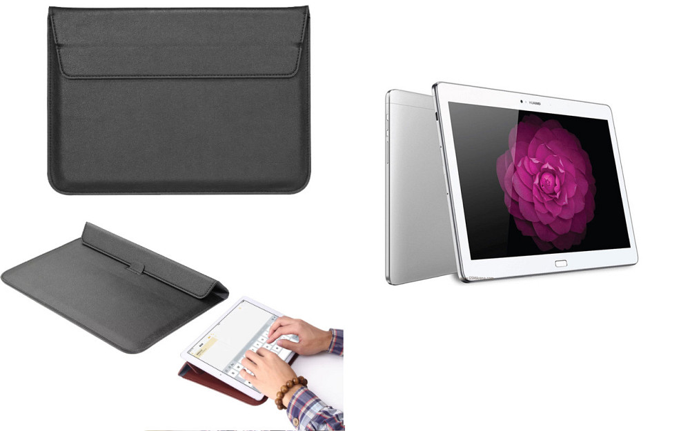 Чохол-конверт VitoCase для HUAWEI MediaPad M2 10.0, з функцією підставки для планшета Чорний Київ - фото 1