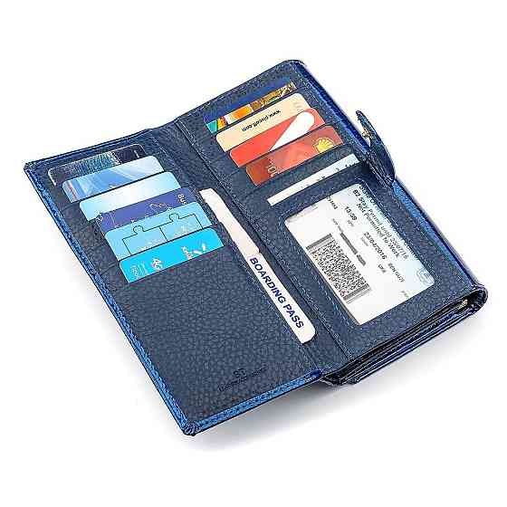 Кошелек женский ST Leather 18432 (S9001A) модный Синий Киев