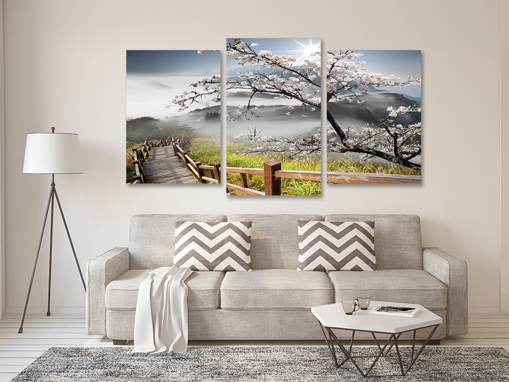 Модульная картина в гостиную / спальню   Природа     Art-736_3 70x130 см Київ - фото 2