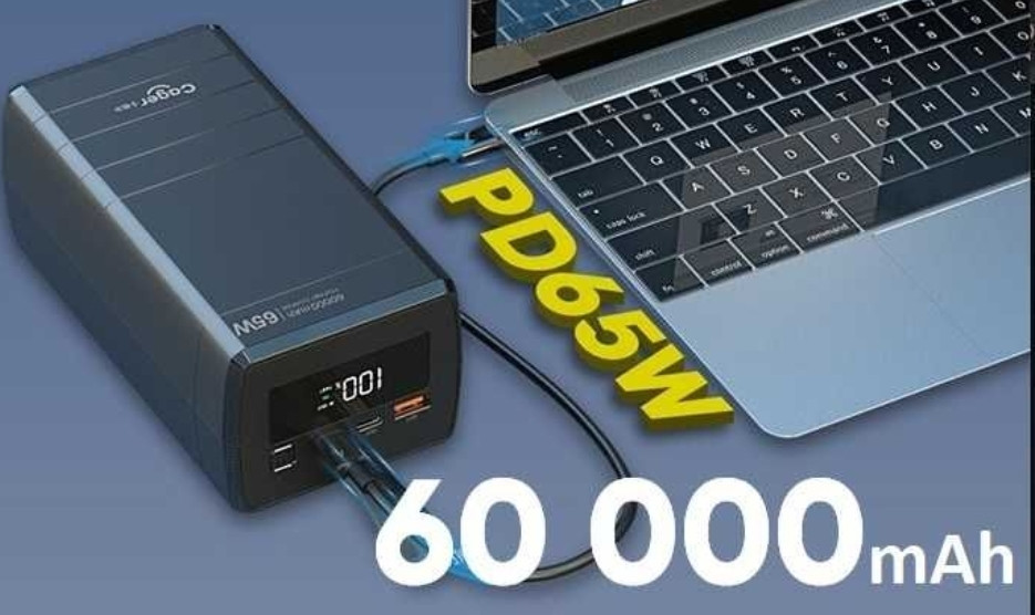 Павербанк 60000 mAh Cager 65w powerbank потужна зарядка велика батарея. Київ - фото 3