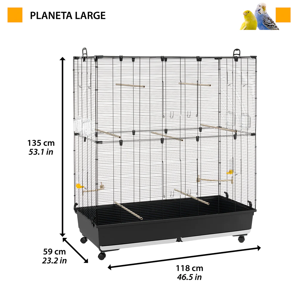 Велика клітка-вольєр для папуг, канарок та інших птахів Ferplast Planeta Large (Ферпласт Планета Лардж) Запоріжжя - фото 2
