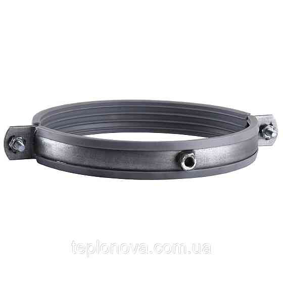 Хомут у зборі CR 6| (158-168 мм) з гвинтом-шурупом 8*100 і дюбелем у уп., сірий Чернівці