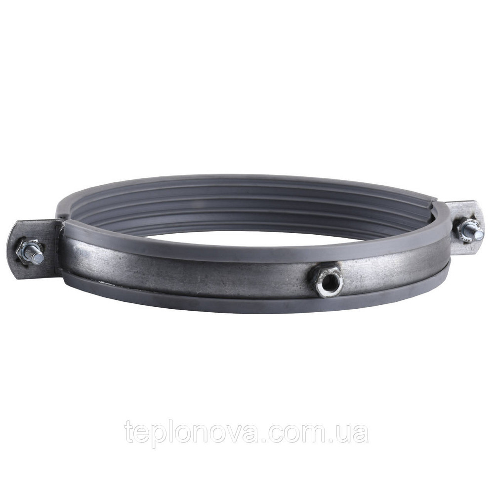 Хомут у зборі CR 6| (158-168 мм) з гвинтом-шурупом 8*100 і дюбелем у уп., сірий Чернівці - фото 5