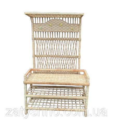 Набор: вешалка и полка деревянные Киев - изображение 1