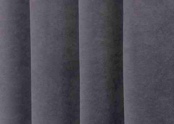 Шторна тканина мікровелюр Petek YL колір графітовий 1706ш Київ