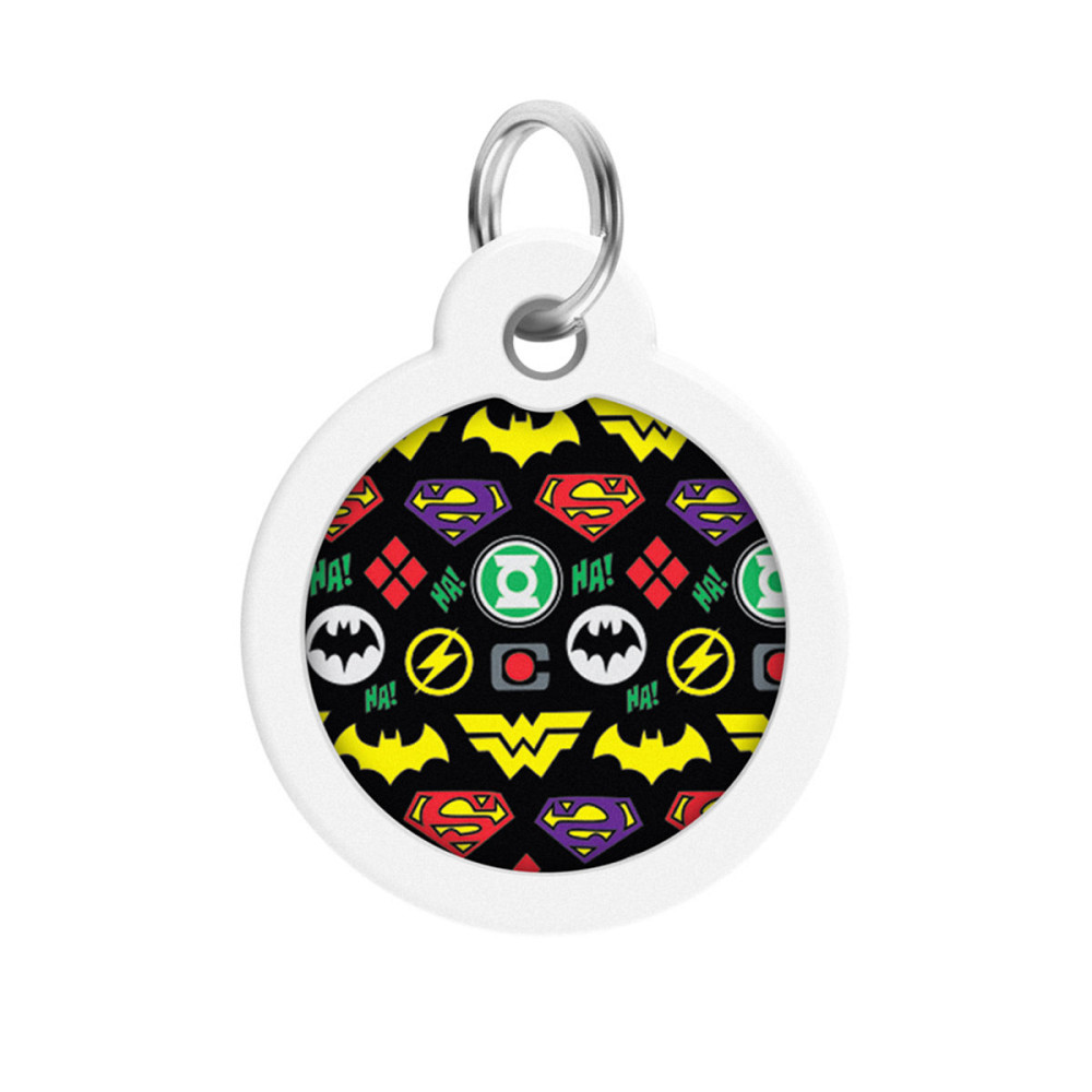 Адресник для собак и кошек металлический WAUDOG Smart ID с QR паспортом, рисунок 