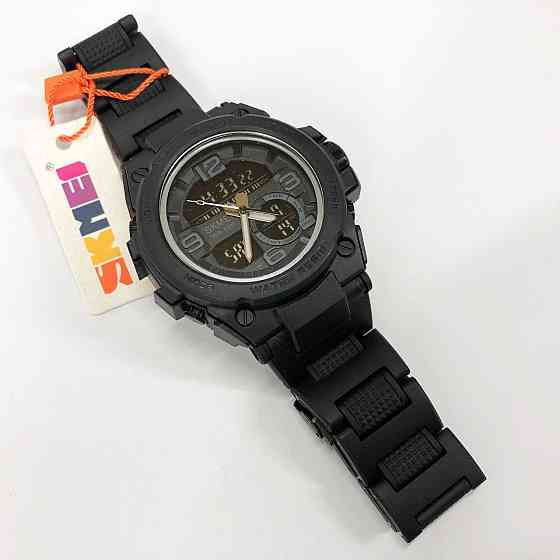 Армійський годинник топ SKMEI 1452BK BLACK, Годинник армійський скмей, Годинники UL-943 кварцові армійські Київ
