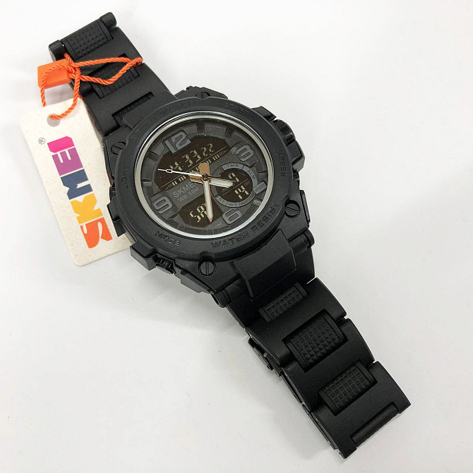 Армійський годинник топ SKMEI 1452BK BLACK, Годинник армійський скмей, Годинники UL-943 кварцові армійські Київ - фото 3