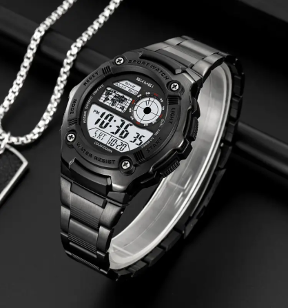 Годинник чоловічий наручний Skmei 2473 Чорний Київ