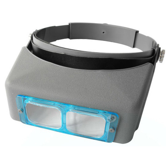 Лупа бінокулярна MG81007В налобна (лінза скло) 1,5Х 2х 2,5Х 3,5Х Полтава - фото 1