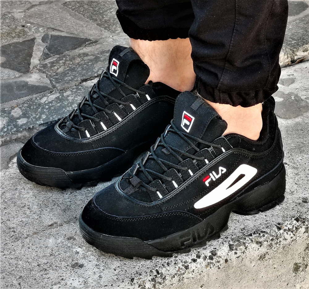 Кроссовки FILA Disruptor Черные Фила Мужские (размеры: 43,44,45) Днепр - изображение 7