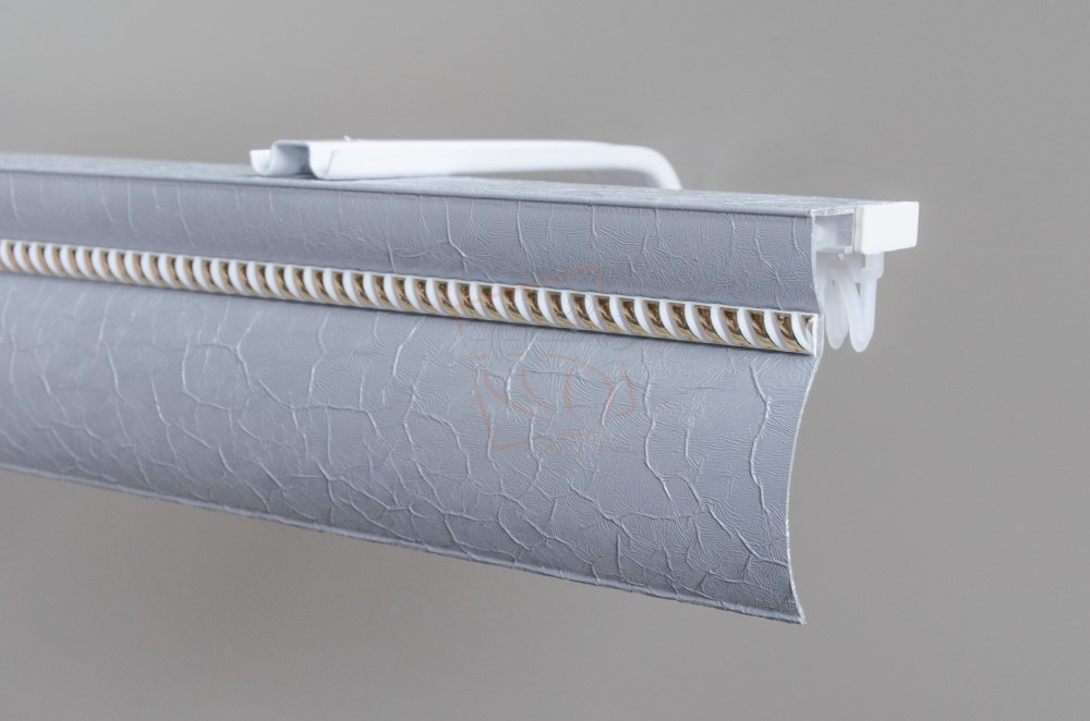 Алюмінієвий карниз БР-12 Сірий креш, молдинг на вибір 3 Бровари - фото 1