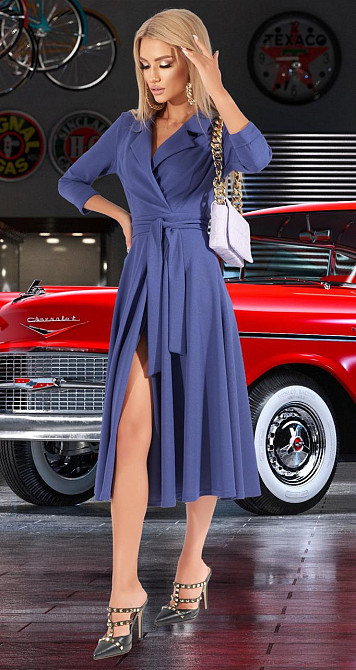 Приталенное платье в модном оттенке (42) Киев - изображение 5