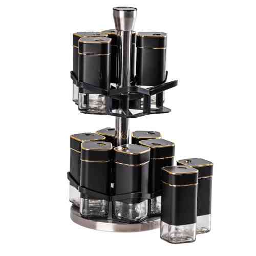 Карусельний набір для спецій на підставці, 12 баночок Київ