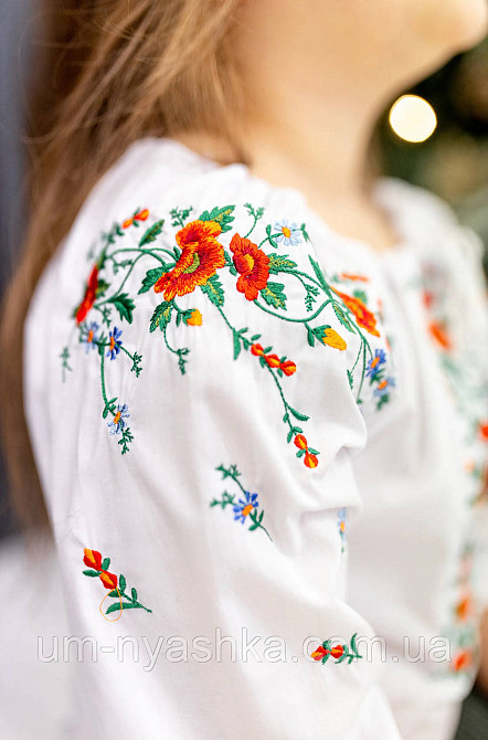 Дитяча вишиванка з маками "Макове поле" Кривий Ріг - фото 3