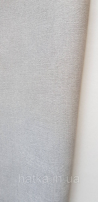 Шпалери вінілові на флізеліні A.S.Creation UNITA 1.06x10 однотонні ефект розмитості матові темно-сірі Київ - фото 1