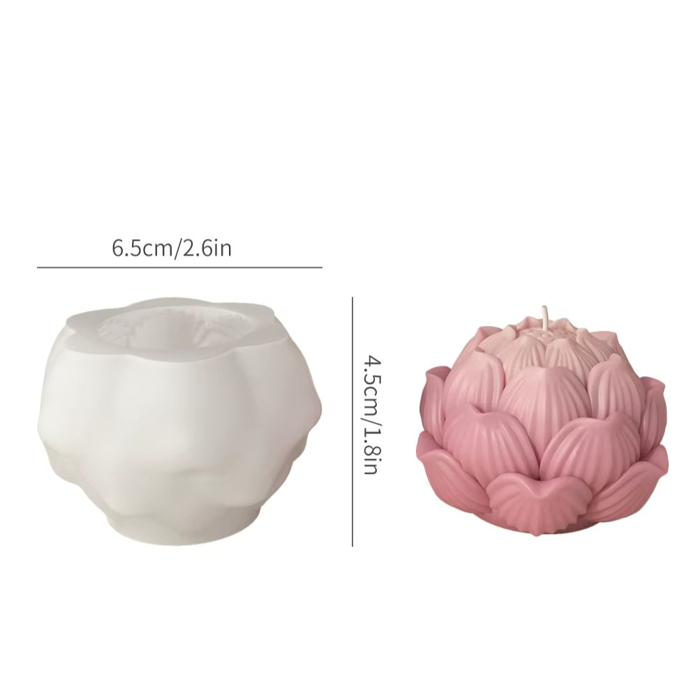 Силиконовая форма для изготовления свечи, молд для изготовления свечек из соевого,пчелиного воска и парафина 65 х 65 х 45 мм Каменец-Подольский - изображение 8