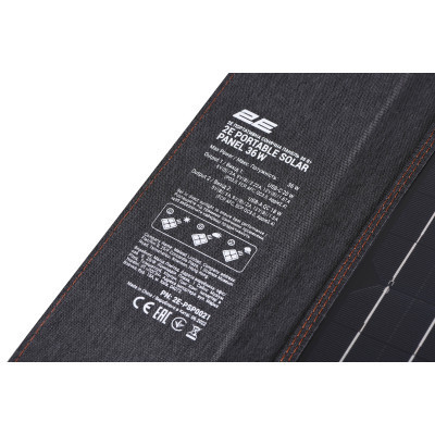 Портативна сонячна панель 2E Sun Panel 36W USB-С 20W, USB-A 18W (2E-PSP0021) Вінниця - фото 5