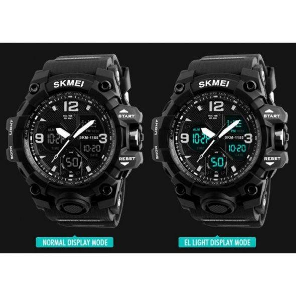 Чоловічий наручний годинник Skmei Hamlet 1155 Чорний Вінниця - фото 10