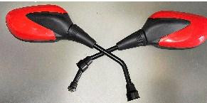 Дзеркала ZX-2444 (червоні, 10mm) VDK Київ - фото 1