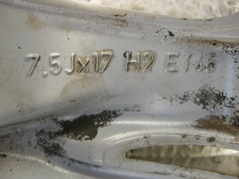 Mercedes-Benz  A2204012402 Колісний диск 5 подвійних спиць 7.5J R17 ET46 S-Class W220 Одеса - фото 4