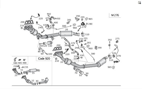 Mercedes-Benz  A1665460046 Кронштейн роз'ємів лямбда-зондів GL/GLS X166 ML/GLE W166 GLE Coupe C292 Одесса