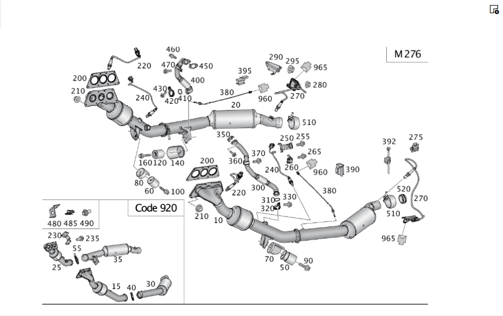 Mercedes-Benz  A1665460046 Кронштейн роз'ємів лямбда-зондів GL/GLS X166 ML/GLE W166 GLE Coupe C292 Одесса - изображение 2