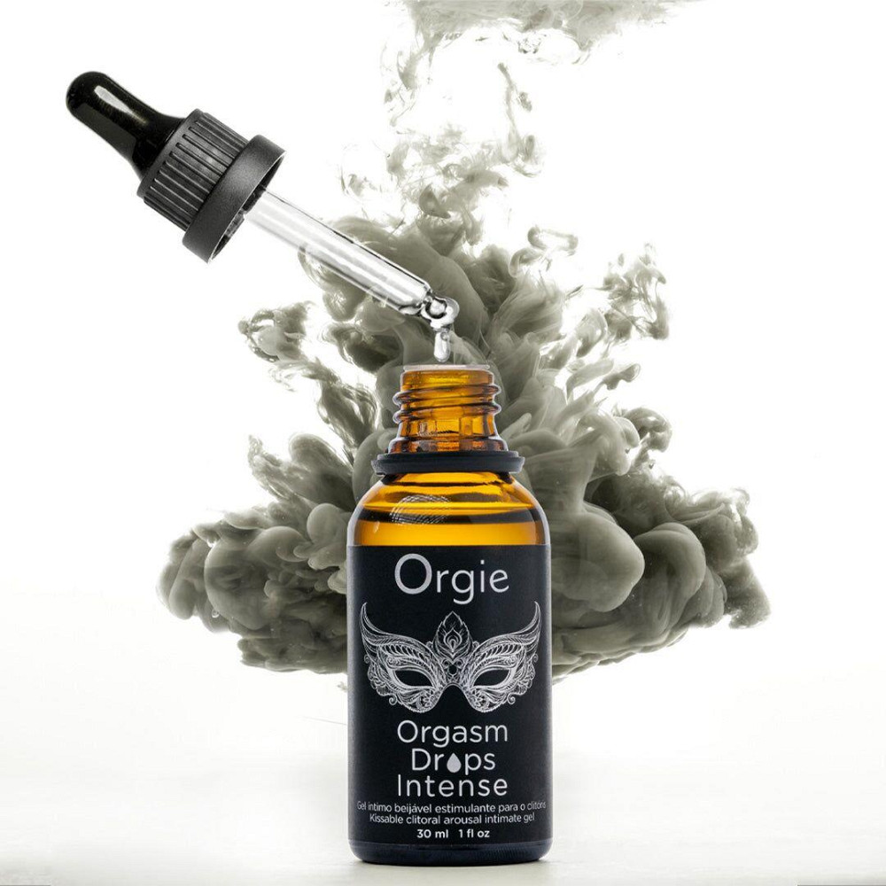 Збуджувальні краплі для клітора Orgie Orgasm Drops Intense, 30 мл, тепло-холод, смак яблука Sex Aura Київ - фото 4