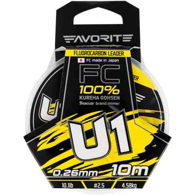 Флюорокарбон Favorite U1 FC 10m 2.5/0.26mm 10.1lb/4.58kg (1693.11.80) Вінниця