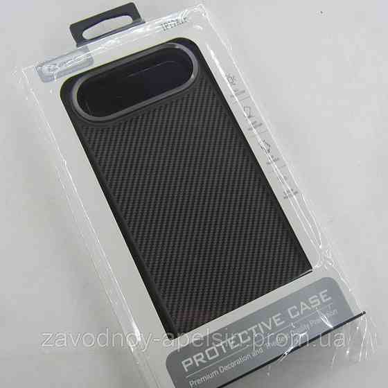 Iphone 17 Air Захисний чохол Kevlar style (сірий карбон) Одеса