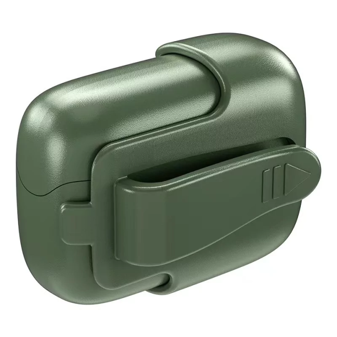 Беспроводные Bluetooth наушники BPG Retro Back Clip Portable TWS 1990 (Зеленые) Винница - изображение 4