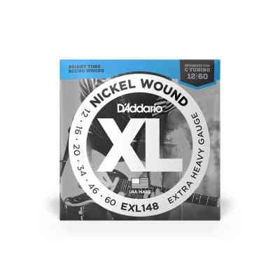 Струни для гітари D'Addario XL Nickel Wound Extra Heavy (12-60) (EXL148) Вінниця
