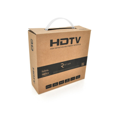 Кабель мультимедийный HDMI M to HDMI M 20.0m V1.4 4K black Ritar (HDMI(M)/(M)V1.4-20m-348B) Винница - изображение 1