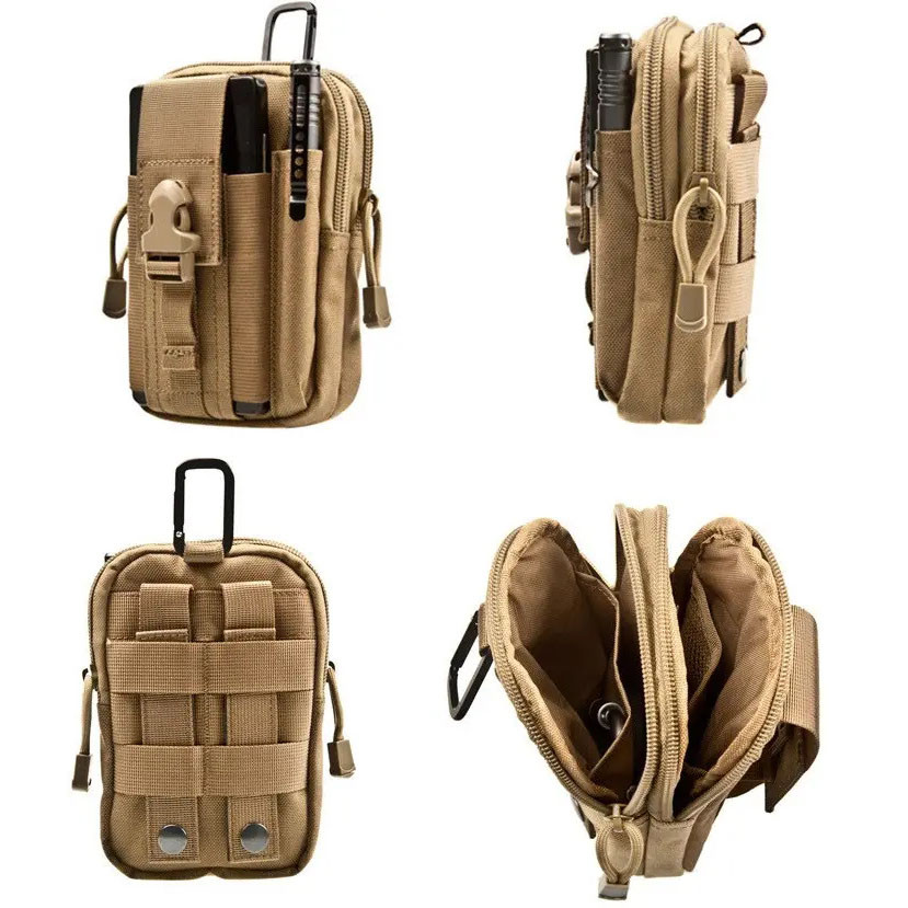 Тактична сумка - сумка для телефону, система MOLLE органайзер тактичний з кордури. Колір: койот SH-59 Львів - фото 12